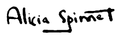 Alicia Spinnet sig.png