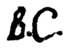 B.C. sig
