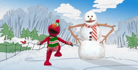 ElmosGotTheMovesSnowman