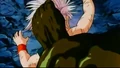 Bio Broly nearly kills Trunks