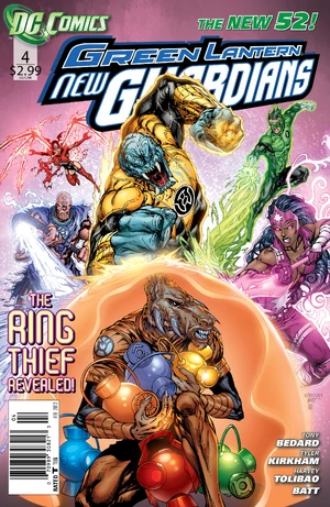 Cover for Green Lantern: New Guardians #4