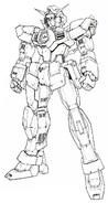 Gundam AGE1 Normal - Front View MG Lineart