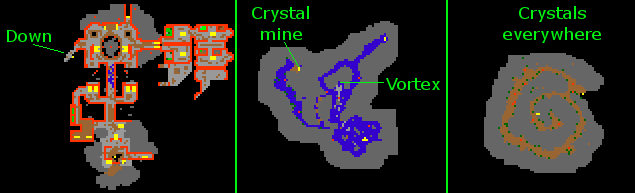 1st Stage Rough Crystal Map