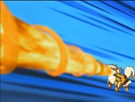EP416 Arcanine usando onda ígnea