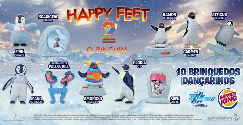 Happy Feet 2 (Burger King, 2011) - Kids Meal Wiki