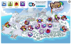 'Pets' Section + the Puffle-related games
