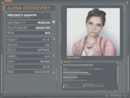 Alena's dossier