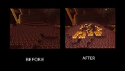 Bed in Nether