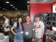 Katie McGrath and Colin Morgan Comic Con 2011