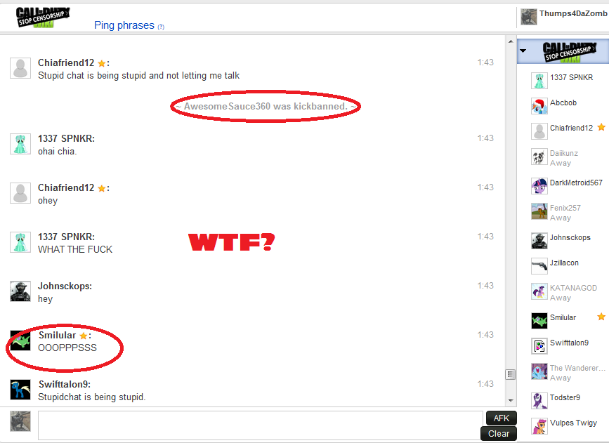 LAWL SMIL MISSCLICKED