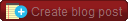 Create blog button