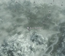 Western watchtower map