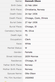 Hansen-Hannah 1936 death