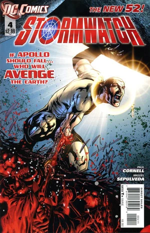 Cover for Stormwatch #4