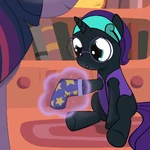 Nyx in socks by AibotNya