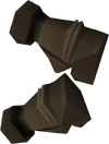 Leather gloves detail