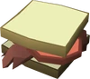 Rabbit sandwich detail
