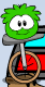 Green puffle playing again!