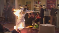 Burning beekeeper