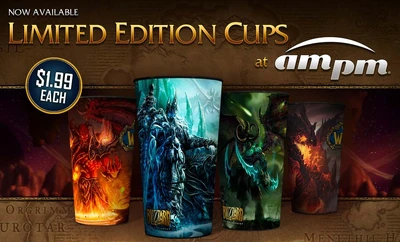 WoW Limited Edition Cups at ampm