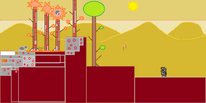 Mechanical forest.