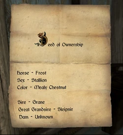 Frost's Identity Papers