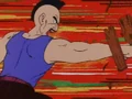 Fighter breaks boards