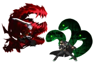 Ragna the Bloodedge, Hazama (Fan Art, User Picture, GunBlazer, 1)