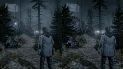 Alan wake xbox360 vs pc shot01 comparison
