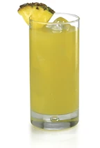 Refreshing pineapple juice
