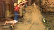 Luffy vs Cocodrilo