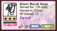 Giant Mardi Gras Tree Market Info