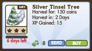 Silver Tinsel Tree Market Info