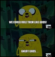 Angry gods