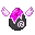 Pink Feather Winged Egg