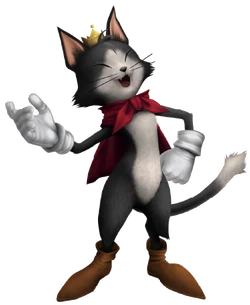 Cait Sith as he appears in Dirge of Cerberus -Final Fantasy VII-.