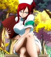 Erza as a nurse