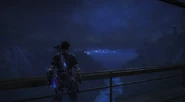 Hantu Island bridge at night