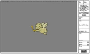 Modelsheet cherub withharp