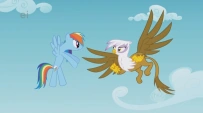 203px-Rainbow Dash and Gilda argue S1E5