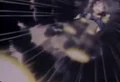 Vegeta fired blasts at frieza