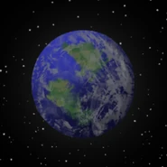 Moonbase skybox planet
