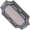 White sq shield detail