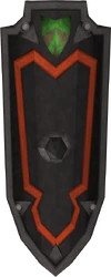 Black shield (h4) detail