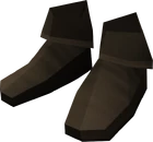 Leather boots detail