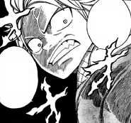Natsu demanding for Lucy's location