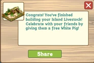 Island Livestock Finished Share Reward