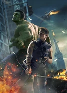 Avengers Hulk hawkeye