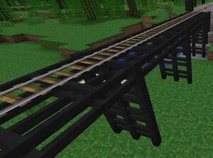 Iron post bridge