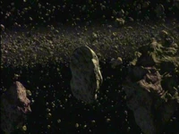 Caliban asteroid belt